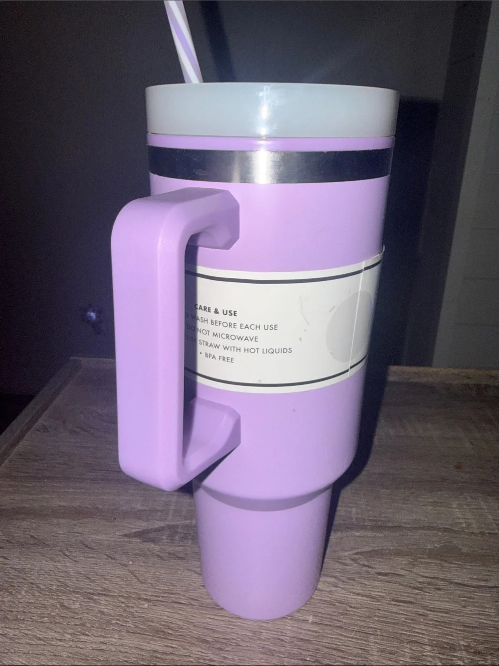 Hyperquench lavender stainless